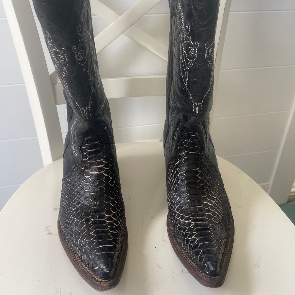 JB Dillon phyton boots, size 9.5B